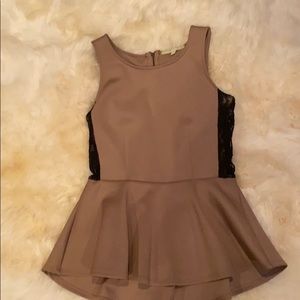 Cute flare waste top